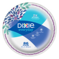 Dixie Plates, 10-1/16 Inch - 86 Each 