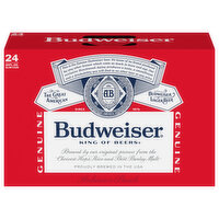 Budweiser Beer, 24 Pack