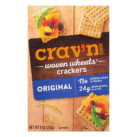 Crav'n Flavor Crackers, Original, Woven Wheats