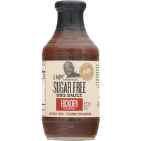 G Hughes BBQ Sauce, Sugar Free, Hickory Flavored, Smokehouse