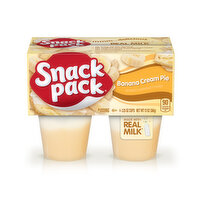 Snack Pack Banana Cream Pie Flavored Pudding