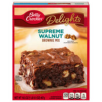 Betty Crocker Brownie Mix, Supreme Walnut - 16.5 Ounce 