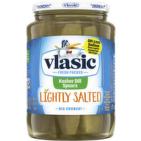 Vlasic Pickles, Kosher Dill Spears, Lightly Salted