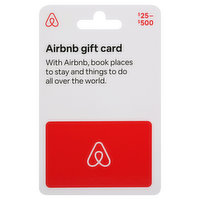 Airbnb Gift Card, $25-$500 - 1 Each 