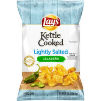 Lay's Potato Chips, Jalapeno Flavored, Lightly Salted - 8 Ounce 