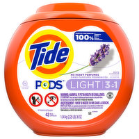 Tide Detergent, White Lavender, 3 in 1, Light