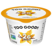 Too Good & Co. Yogurt, Vanilla, Ultra-Filtered, Low Fat - 5.3 Ounce 