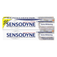 Sensodyne Toothpaste, Extra Whitening, Twin Value Pack