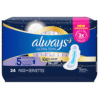 TopCare - TopCare, Everyday - Pads with Flexi Wings, Ultra Thin, Overnight,  Size 4 (28 count), Shop