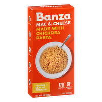 Banza Mac & Cheese, Elbows + Classic Cheddar - 5.5 Ounce 