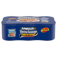 Armour Vienna Sausage, Barbecue Flavored, 6 Pack