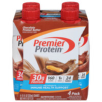 Premier Protein High Protein Shake, Chocolate Peanut Butter, 4 Pack - 4 Each 