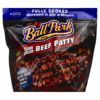 Ball Park Beef Patty, Flame Grilled - 6 Each 