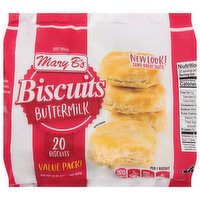 Mary B's Biscuits, Buttermilk, Value Pack - 20 Each 