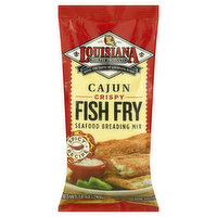 Louisiana Fish Fry Products Seafood Breading Mix, Fish Fry, Cajun, Crispy - 10 Ounce 