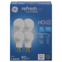 GE Bulbs, LED A19, HD Light, 8.5 Watts