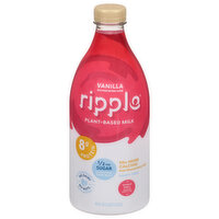 Ripple Milk, Plant-Based, Dairy-Free, Vanilla - 48 Fluid ounce 