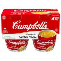 Campbell's Soup, Chicken Noodle, Homestyle - 4 Each 