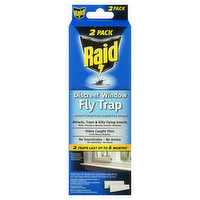Raid 2 Pack Discreet Window Fly Trap - Endicott, NY - Owego, NY