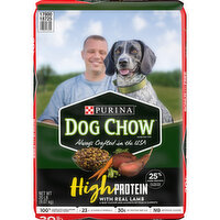 Dog Chow High Protein Dry Dog Food, High Protein Recipe With Real Lamb & Beef Flavor - 20 Pound 