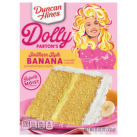 Duncan Hines Cake Mix, Banana Supreme, Perfectly Moist