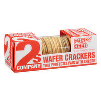 2s Company Wafer Crackers, Poppy Seed - 3.5 Ounce 