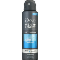 Dove Antiperspirant, Clean Comfort, Dry Spray