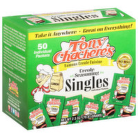 Tony Chachere's Seasoning, Creole, Singles - 50 Each 