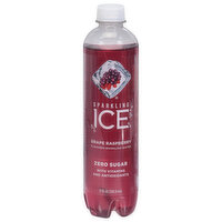 Sparkling Ice Sparkling Water, Zero Sugar, Grape Raspberry Flavored - 17 Fluid ounce 