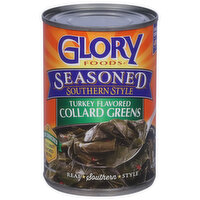 Glory Collard Greens, Turkey Flavored, Seasoned, Southern Style - 14.5 Ounce 