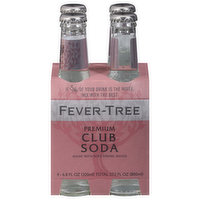 Fever-Tree Club Soda, Premium - 4 Each 