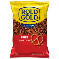 Rold Gold Pretzels, Original, Thins - 16 Ounce 