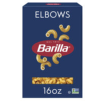 Barilla Barilla Elbows pasta, Gomiti or Chifferi in Italian, is named for its twisted tubular shape that can vary in size and be either smooth or ridged. Barilla Elbows pasta is made with non-GMO ingredients. - 16 Ounce 