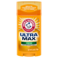 Arm & Hammer Antiperspirant Deodorant, Fresh, Solid - 2.6 Ounce 