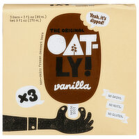 Oatly Frozen Dessert Bars, Non-Dairy, Vanilla - 3 Each 