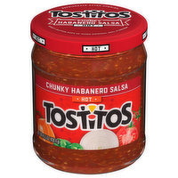 Tostitos Salsa, Chunky Habanero, Hot - 15.5 Ounce 