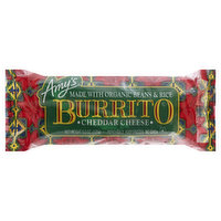 Amys Burrito, Cheddar Cheese - 6 Ounce 