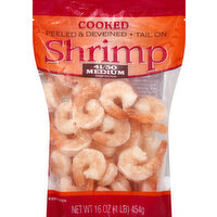 Tampa Bay Fisheries Shrimp, Cooked, 41/50 Medium - 16 Ounce 