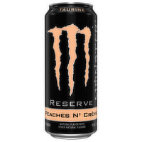 Monster Energy Drink, Peaches N' Cream, Reserve - 16 Fluid ounce 