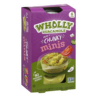 Wholly Guacamole Guacamole, Medium, Chunky, Minis - 6 Each 