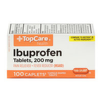 Topcare Ibuprofen, 200 mg, Caplets - 100 Each 