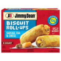Jimmy Dean Biscuit Roll-Ups, Sausage, Egg & Cheese - 8 Each