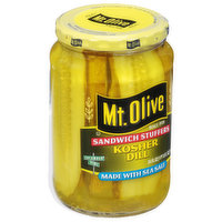 Mt. Olive Old-Fashioned Sweet Bread & Butter Sandwich Stuffer Pickles, 16  fl oz - Harris Teeter