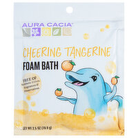 Aura Cacia Foam Bath, Cheering Tangerine - 2.5 Ounce 