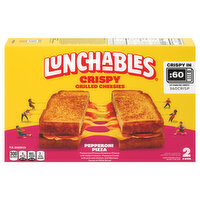 Lunchables Grilled Cheesies, Pepperoni Pizza, Crispy - 2 Each 