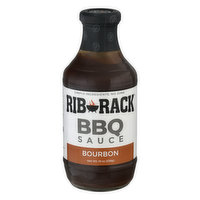 Rib Rack Bbq Sauce, Bourbon - 19 Ounce 