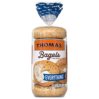 Thomas' Bagels, Everything, Pre-Sliced - 6 Each