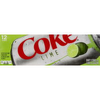 Diet Coke Cola, with Lime Flavor, Fridge Pack