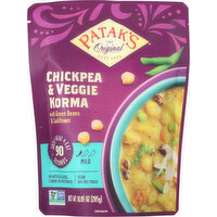 Patak's Chickpea & Veggie Korma, Mild - 10.5 Ounce