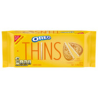 OREO Thins Golden Sandwich Cookies, Family Size, 11.78 oz